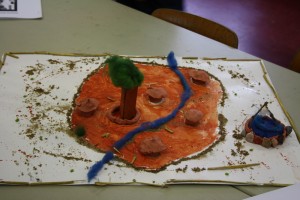 Afrikanisches Dorf - Literaturprojekt